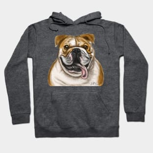 Smiling Bulldog Hoodie